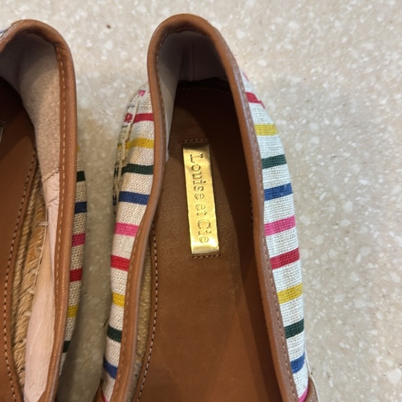 Louise et Cie Pineapple Striped Espadrille Womens Sz 6.5 - Picture 3 of 7